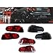 IQVBAKEIP Pair Of Car Tail Light Assembly Compatible For VW Golf6 Mk6 R20 2008-2013 Flowing Water Flicker Turning Signal Golf 6 Taillight Lamp(Type A Red Smoker)