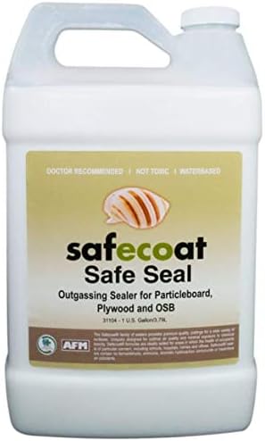 AFM Safecoat安全シール、ホワイトガロンCan 1 /ケース