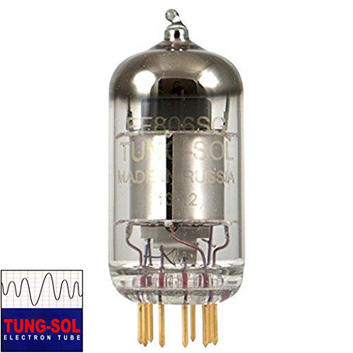 New Gain Tested Tung-Sol Reissue EF806S / EF86 / 6267 Gold Pins Vacuum