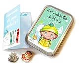 Ch'tite Fée Boîte à médailles de Ski personnalisée garçon modèle Pierre   Rangement médailles ESF ESI récompenses Vacances Ski