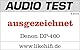 Denon DP-400 Plattenspieler, Riemenantrieb, Integrierter Phono-Vorverstärker, Halb-Automatisch, MM-Tonabnehmer, Auto-Lift, Auto-Stopp - Schwarz