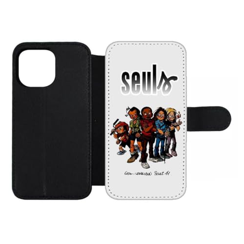 Etui cuir de qualité iPhone 13 Pro Max Seuls Terry Yvan fini haut de gamme à aimant