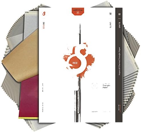 S8 RED Series Tattoo Stencil Transfer Paper Pack