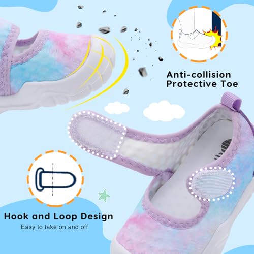 Image of BARERUN Toddler Water Shoes Infant Baby Swim Shoes Kids Barefoot Sandals
