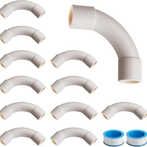Accesorios de conducto de PVC con cinta de sellado para tubos de codo eléctricos de 100 mm 4
