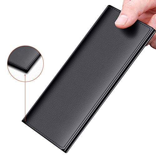 Vivifying 1mm Waxed Thread, 328 Yard Black 150D Waxed Leather Thread with Needles for Bookbinding, DIY Crafts and Sewing Leather Projects