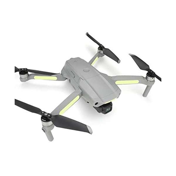 Hensych 2St Drohne Universal Leuchtender Aufkleber Leicht Fluoreszierend Haut Dekoration Abziehbilder Nachtflug für Mavic Air 2 / Autel EVO 2 / Mavic Pro/Mavic Air Drohnenzubehör – Bild 4