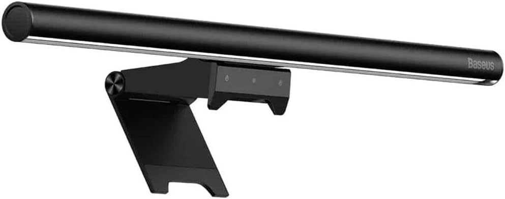 Monitor Lights with Touch Sensor, USB Powered LED, 3 Switchable Modes, Dimmable Computer Light for Home, Black,Aluminium (iWok 2 - Resting Type (Suited for Thick Monitors))