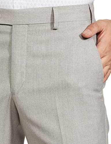 Image of PARK AVENUE Men Men's PLEATLESS Smart FIT Medium Fawn Formal Trouser