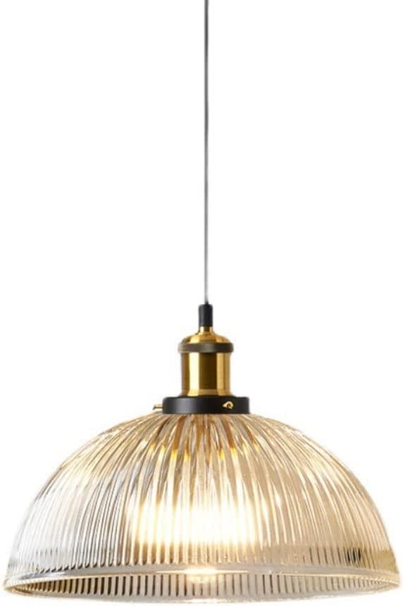 Suspension en verre style industriel nordique et moderne réglable