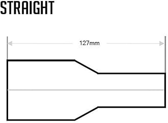 90mm (3.5") to 51mm (2") Straight Reducer Hose Coupler Intercooler Universal Tube Blue