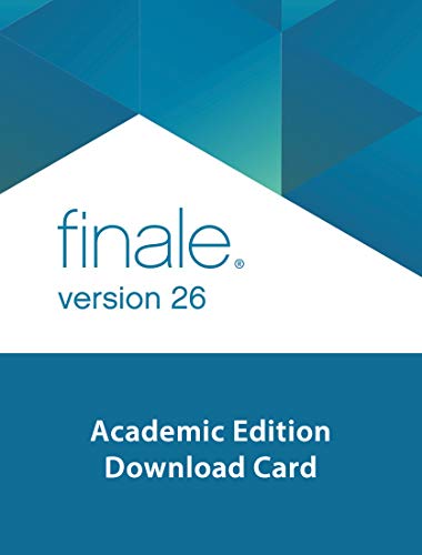 Makemusic Finale 26 Academic Edition Music Notation Software Download Card #TOP2