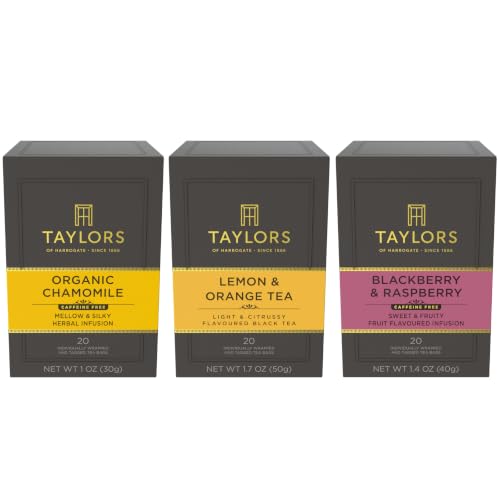 Taylors of Harrogate Herbal Tea Variety Pack, 20ct x 3