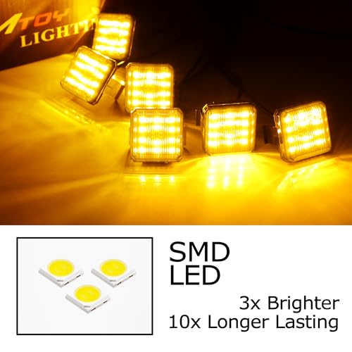Kit 6 luces LED ámbar para parrilla Toyota Land Cruiser 2024+ miniatura 2
