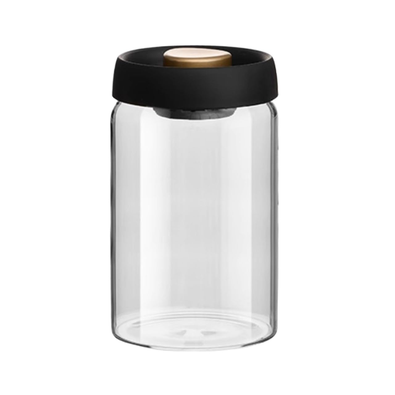 1 pz Serbatoio Sigillato Sotto Vuoto Chicchi di Caffè Bottiglia Vetro Stoccaggio Trasparente Vaso Conservazione degli Alimenti Estratto a prova Umidità Aria Contenitore Ermetico per Cucina(1200ml)