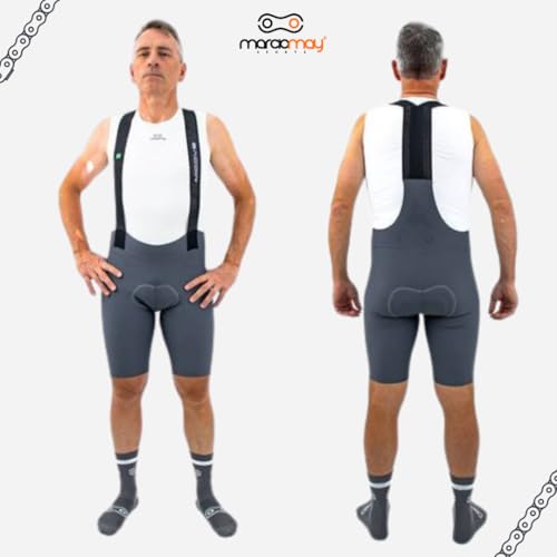 Bretelle Ciclismo Marcio May Sports Masculino Moove Cinza Holográfico Mtb Speed - P