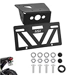 INKUDRI-2023-2024-Grom-Fender-Eliminator-2022-Grom-Tail-Tidy-Grom-License-Plate-Bracket-Mount-2024-Grom-License-Plate-Holder-Fit-With-OEM-Aftermarket-Turn-Signals-MSX125-Grom-Fender-Delete