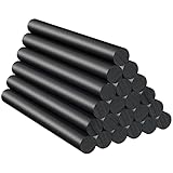 Black Hot Glue Sticks Full Size, ENPOINT 24 PCS 4" Long x 0.43" Dia Hot Melt Glue Sticks for Craft,