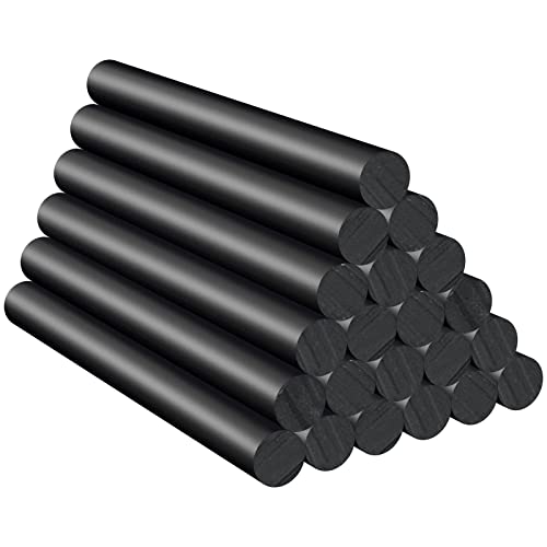 Black Hot Glue Sticks Full Size, Enpoint 24 Pcs 4" Long X 0.43" Dia Hot Melt Glue Sticks For Craft, Fabric Adhesive Glue Sticks For Diy, Decoration, Car Dent Repair, Gluing Project #TOP9