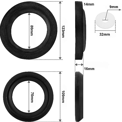 Image of 6Pcs /Kit RV Toilet Seal 34120 Waste Ball Seal for Thetford Aqua Magic Style Lite Style II & Style Plus and Residence Toilets,RV Toilet Parts Camper Toilet Parts