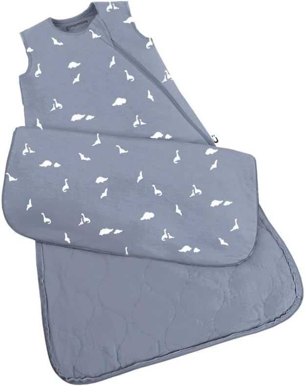 Miniatura 1 de GUNAMUNA günamüna - Manta unisex para bebé, saco de dormir de rayón de bambú, saco de dormir con cremallera para pañales, 1.0 TOG