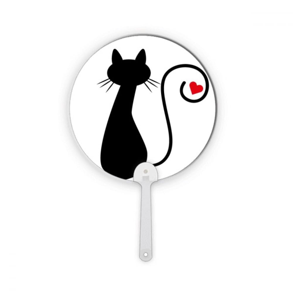 Chat assis silhouette ronde en plastique pour célébrer l'amour des animaux au jardin