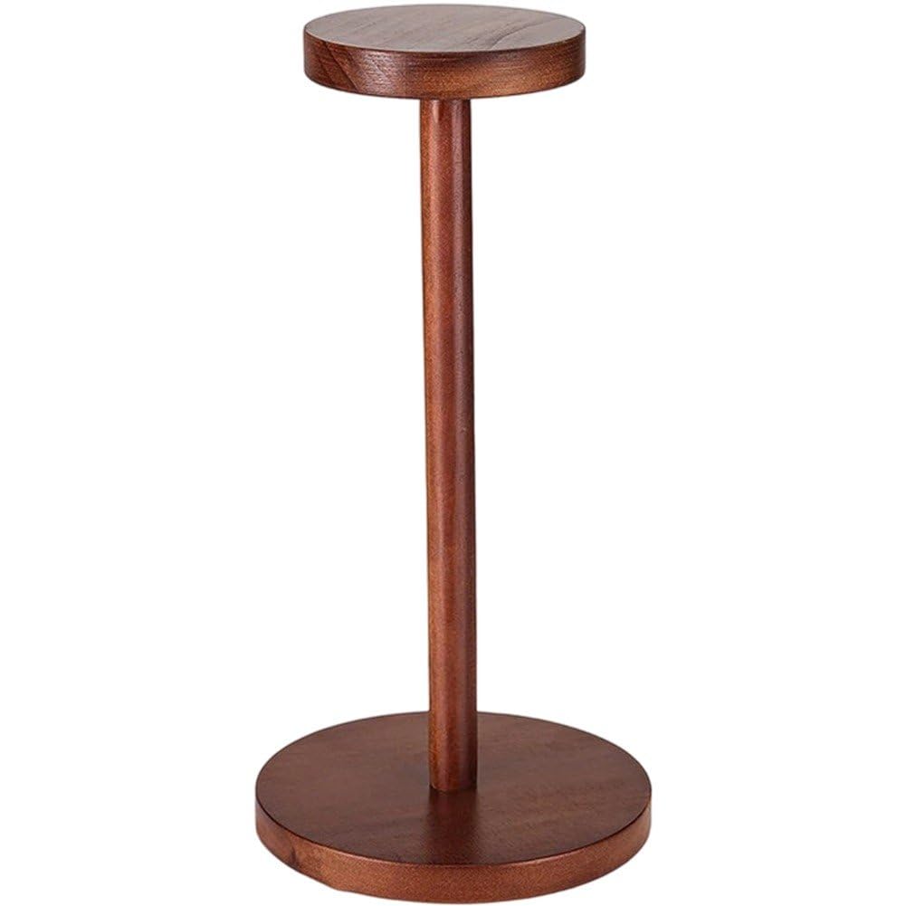 Présentoir à chapeaux en bois pour rangement de casquettes et perruques sur table