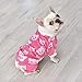 CuteBone Dog Halloween Pajamas Puppy Onesies Small Dogs Soft Pjs Coat Cat Apparel Comfy Pet Christmas Clothes Outfit Doggie Bodysuit P46S