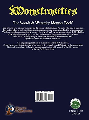 Monstrosities: Swords and Wizardry – vue 2