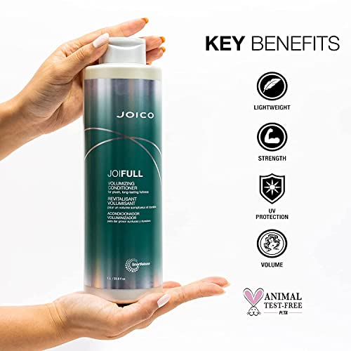 Joico Joifull Volumizing Shampoo & Conditioner Set | Plush & Long-Lasting Fullness | Boost Shine | For Fine / Thin Hair #TOP6
