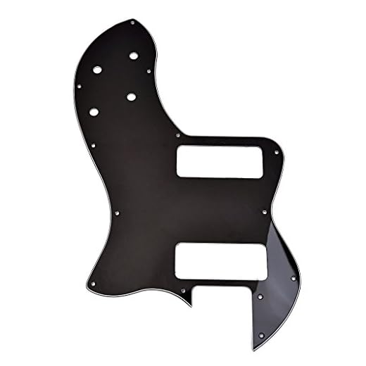 Alnicov Telecaster Thinline Golpeador P90 Modern Player Deluxe Tele Negro