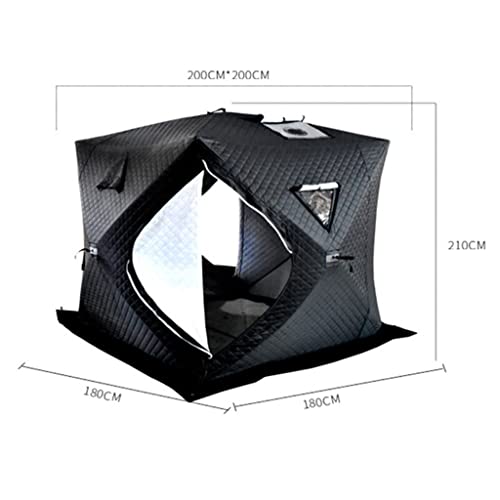 Carpa para pesca de invierno, aislante y resistente al viento miniatura 2