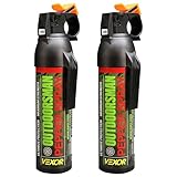 VEXOR Outdoorsman 9.2 oz Pepper Spray – 25-Foot Range Personal Defense Spray from Zarc, 2-Pack