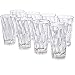 Optix 20-ounce Plastic Tumblers | set of 8 Clear