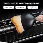 2 Pcs Car Detailing Brush, Car Interior Wash Brush Cleaning Brush, Yellow - Image 5