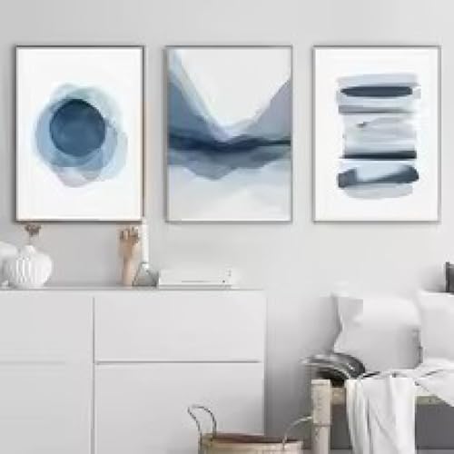 Affiche poster abstrait salon scandinave pour une ambiance zen