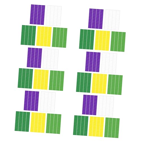 FRCOLOR 30 シート タグ 用 ラベル ファイル 分類 ラベル ゴム 付箋 ステッカー カラー 分類 ステッカー カ