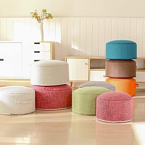 Tabouret lavable chambre pouf gain de place assise d'appoint sol