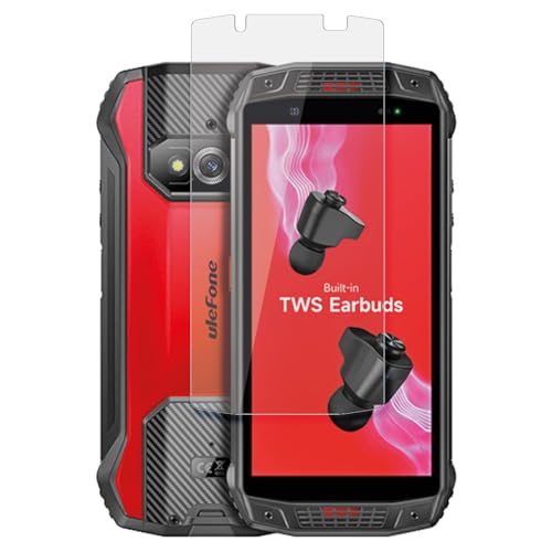 SWIDO Pellicola protettiva compatibile con Ulefone Armor 15 [2 pezzi] Cristallo trasparente, ad alta durezza, protezione da graffi, pellicola proteggi schermo, pellicola protettiva in vetro temperato
