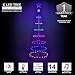 Wintergreen Lighting 6' Multi Color 14-Function LED Light Show Cone Christmas Tree, Outdoor Christmas Decorations