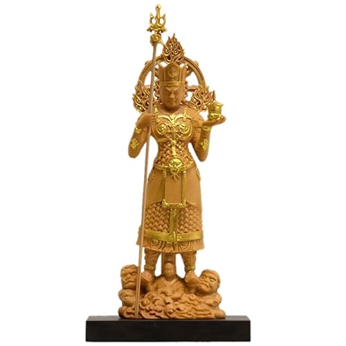 海宇工芸(kaiu art) 小仏【兜跋毘沙門天(とばつびしゃもんてん)】 柘植(ツゲ) 木彫仏像 海宇工芸(kaiu art) 小仏【兜跋毘沙門天(とばつびしゃもんてん)】 柘植(ツゲ) 木彫仏像