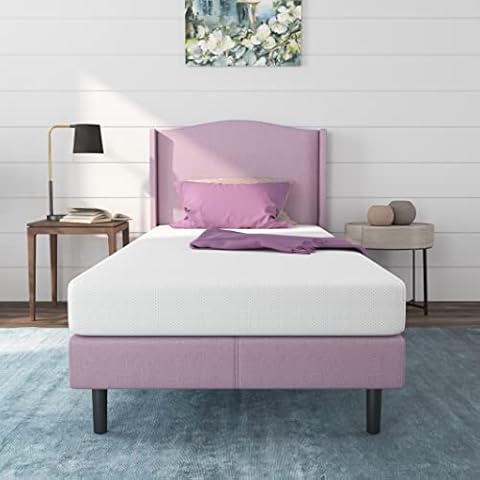 NapQueen 5 Inch Rainbow Memory Foam Youth White Mattress for Kids Room/Day-Trundle-Bunk Bed Mattress, Twin Cover