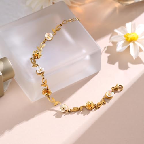 Image of SALTY Anti Tarnish Bracelet for Women | Fancy Bracelet | Jewellery Gifts | Hand Band | Fashion Accessories for Girls | Minimal Jewelry Design | Gift for Rakhi | Gift for Diwali, Christmas, Marriage, Birthday