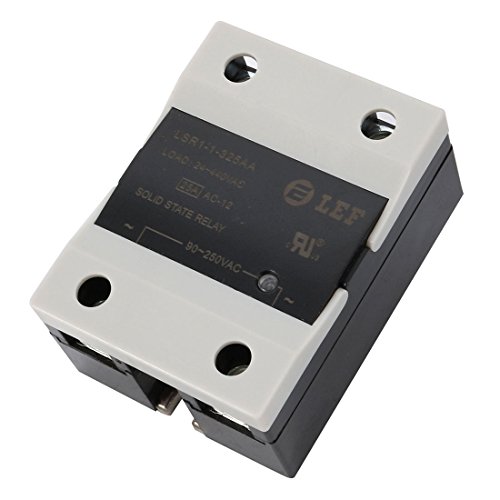 uxcell Solid State Relay Module, SSR-25AA AC-AC Relay 25A 80V-250VAC/24V-380VAC