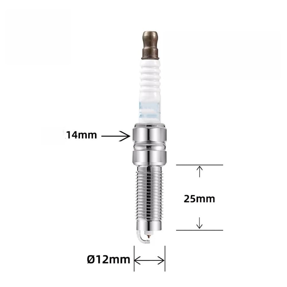 Candele di accensione Iridium Platinum Spark SILZNAR8C7H 93593 per Wingbo 1.0T per Fiesta 1770305