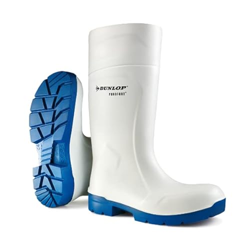 Dunlop Dunlop PUROFORT HydroGrip Safety weiß, Arbeitsgummistiefel, 47