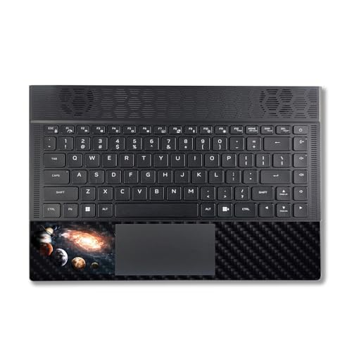 Image of MightySkins Carbon Fiber Skin Compatible with Alienware X14 R2 (2023) Full Wrap Kit - Solar Galaxy | Protective, Durable Textured Carbon Fiber Finish | Easy to Apply & Change Styles | Made in The USA