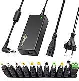 Gonine 24V 2.5A 60W Adaptador CA/CC Fuente de alimentación conmutada con Enchufe de CC de 5,5 x 2,1 mm y 11 Conectores de CC para Tiras de Luces LED, Monitor de computadora y más