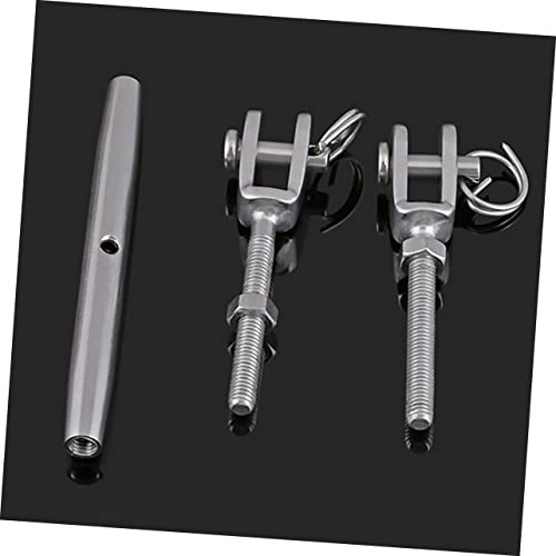 Tensor de cable de acero inoxidable con mordaza, tensor de cuerda resistente con perno miniatura 2