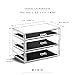 BINO THE MANHATTAN SERIES Acrylic Makeup Drawer Organizer- 3 Drawers | Clear Beauty Organizers and Storage| Cosmetic & Makeup Drawer| Home Organization| Jewelry & Vanity Accessories Drawers